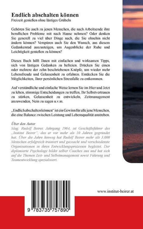 Produktbild: Endlich abschalten k&ouml;nnen