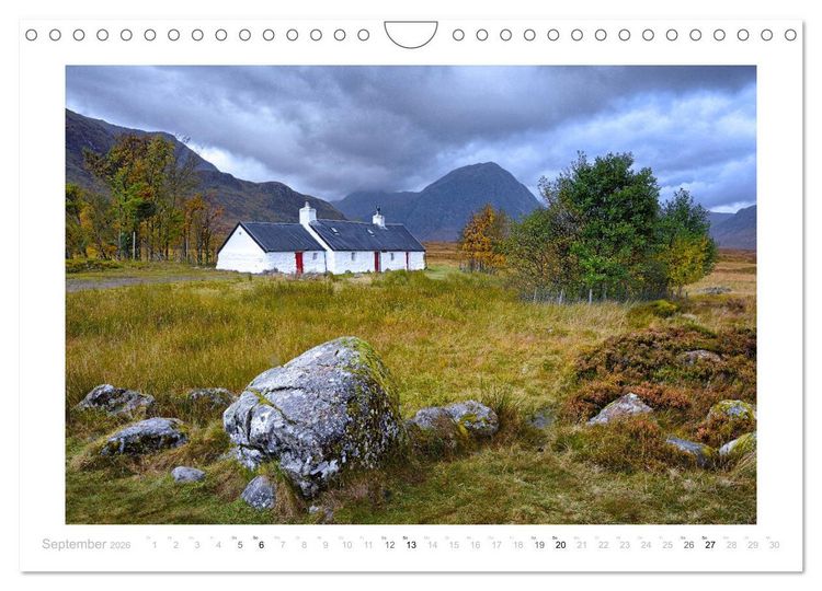 Produktbild: Schottland - Ein Roadtrip durch die herbstlichen Highlands (Wandkalender 2026 DIN A4 quer), CALVENDO Monatskalender