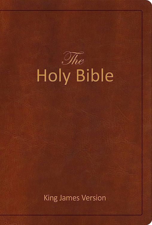 Produktbild: The Holy Bible - King James Version (Kjv, Holy Spirit Edition, Brown Imitation Leather, Dedication Page, Prayer Section)