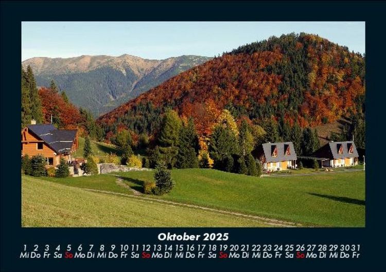 Produktbild: Landschaftskalender 2025 Fotokalender DIN A5