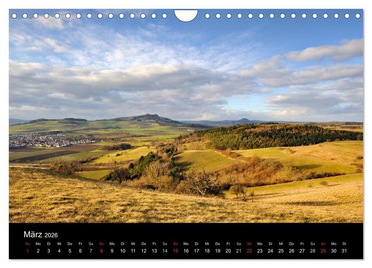Produktbild: Vulkanlandschaft Hegau 2026 (Wandkalender 2026 DIN A4 quer), CALVENDO Monatskalender