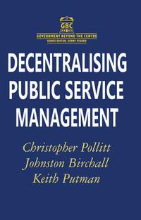 Produktbild: Decentralising Public Service Management