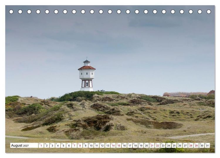 Produktbild: Langeoog - Momente einer Reise (Tischkalender 2027 DIN A5 quer), CALVENDO Monatskalender