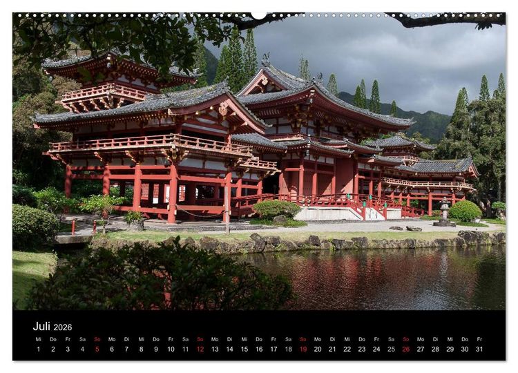 Produktbild: Hawaii - Oahu - Maui (hochwertiger Premium Wandkalender 2026 DIN A2 quer), Kunstdruck in Hochglanz