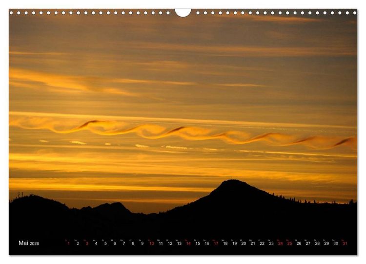Produktbild: Magische Bergwelt, zwischen Sonnenaufgang und Sonnenuntergang (Wandkalender 2026 DIN A3 quer), CALVENDO Monatskalender