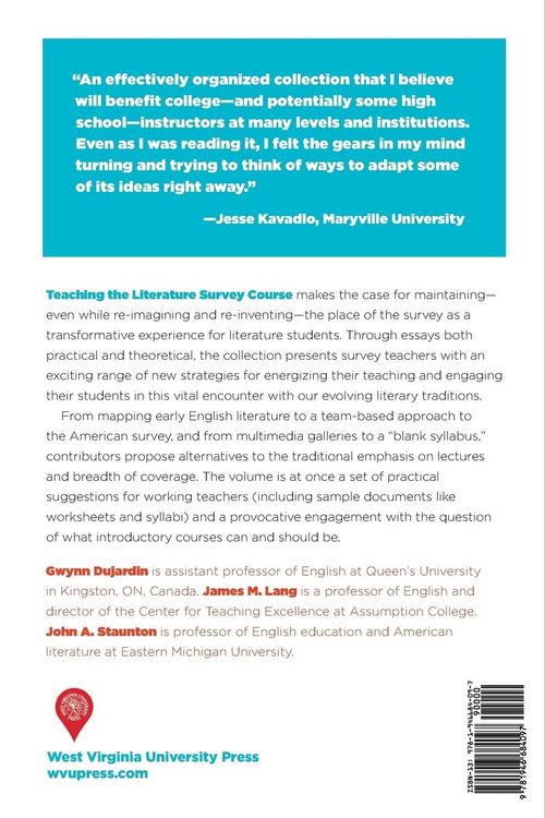 Produktbild: Teaching the Literature Survey Course
