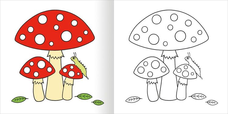 Produktbild: Malbuch ab 2 &ndash; Mein kunterbuntes Herbst-Malbuch