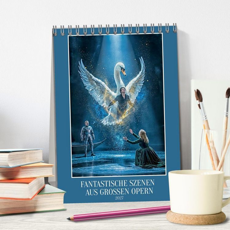 Produktbild: Fantastische Szenen aus gro&szlig;en Opern (Tischkalender 2027 DIN A5 hoch), CALVENDO Monatskalender
