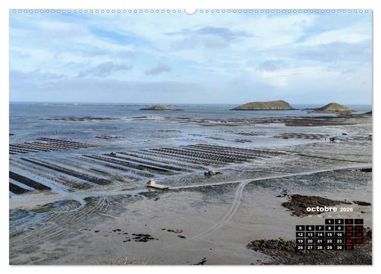 Produktbild: Horizons costarmoricains (Calendrier mural 2026 DIN A2 vertical), CALVENDO calendrier mensuel