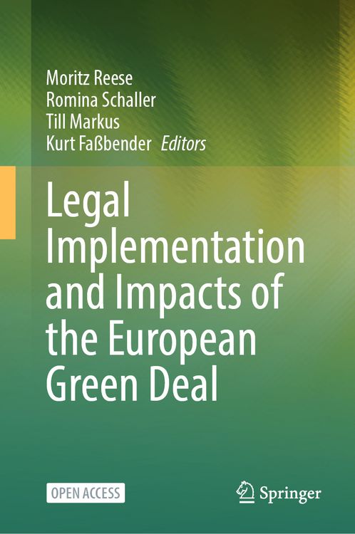Produktbild: Legal Implementation and Impacts of the European Green Deal