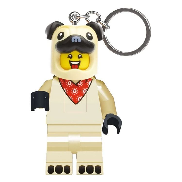 Produktbild: LEGO Mops Schl&uuml;sselanh&auml;nger mit Taschenlampe