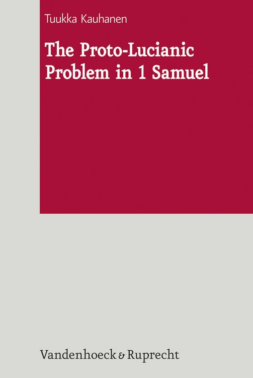 Produktbild: The Proto-Lucianic Problem in 1 Samuel