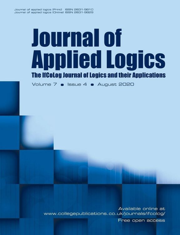 Produktbild: Journal of Applied Logics - The IfCoLog Journal of Logics and their Applications