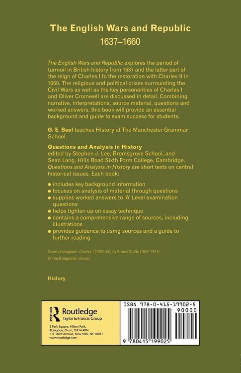 Produktbild: The English Wars and Republic, 1637-1660