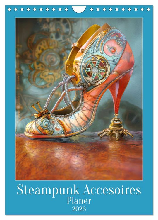 Produktbild: Steampunk Accesoires - Planer (Wandkalender 2026 DIN A4 hoch), CALVENDO Monatskalender