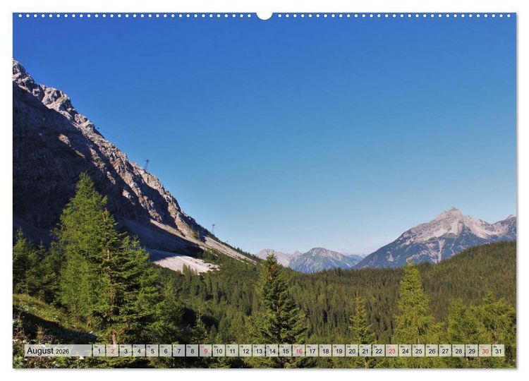 Produktbild: Zugspitze - Der h&ouml;chste Berg Deutschlands (Wandkalender 2026 DIN A2 quer), CALVENDO Monatskalender