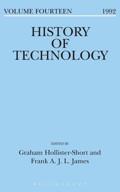 Produktbild: History of Technology Volume 14
