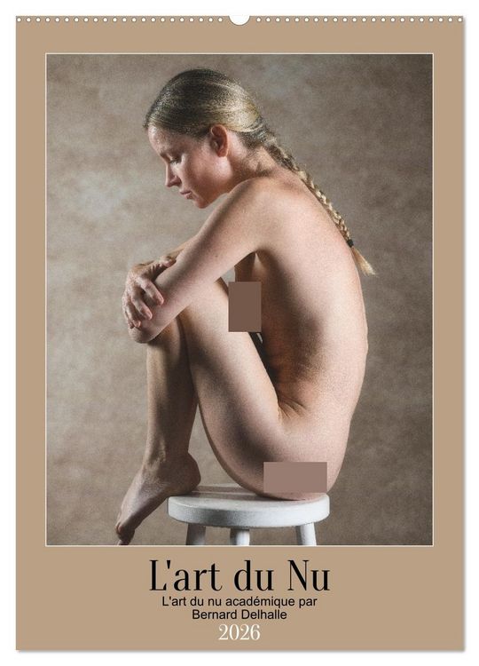 Produktbild: L'art du nu (Calendrier mural 2026 DIN A2 horizontal), CALVENDO calendrier mensuel