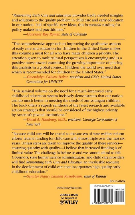Produktbild: Reinventing Early Care and Education