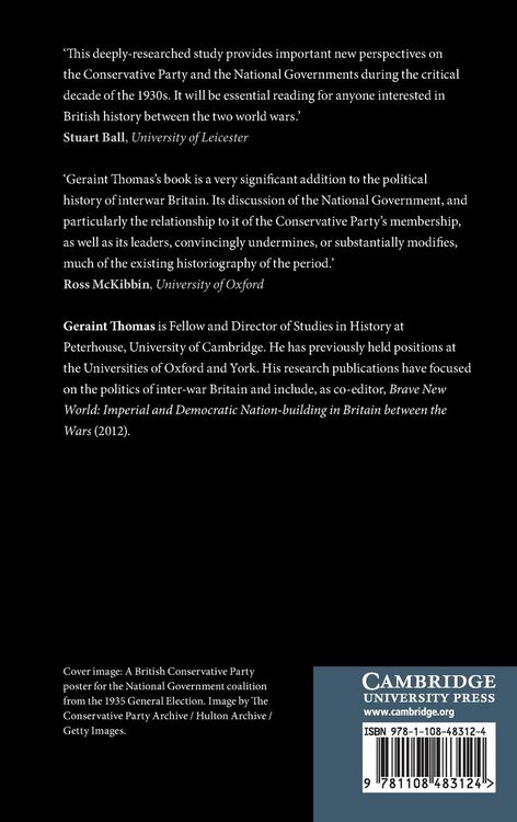 Produktbild: Popular Conservatism and the Culture of National Government in Inter-War Britain