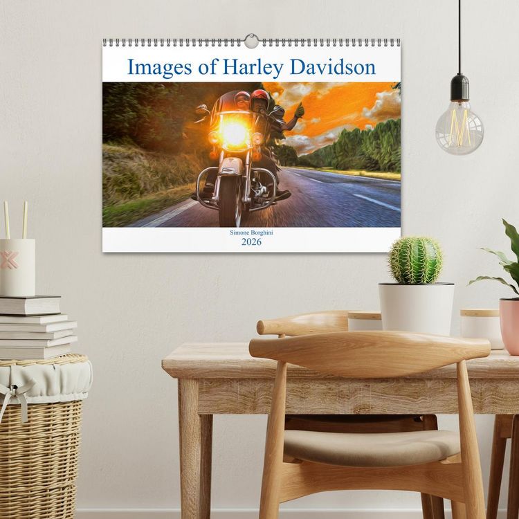 Produktbild: Images of Harley Davidson (Wall Calendar 2026 DIN A3 landscape), CALVENDO 12 Month Wall Calendar