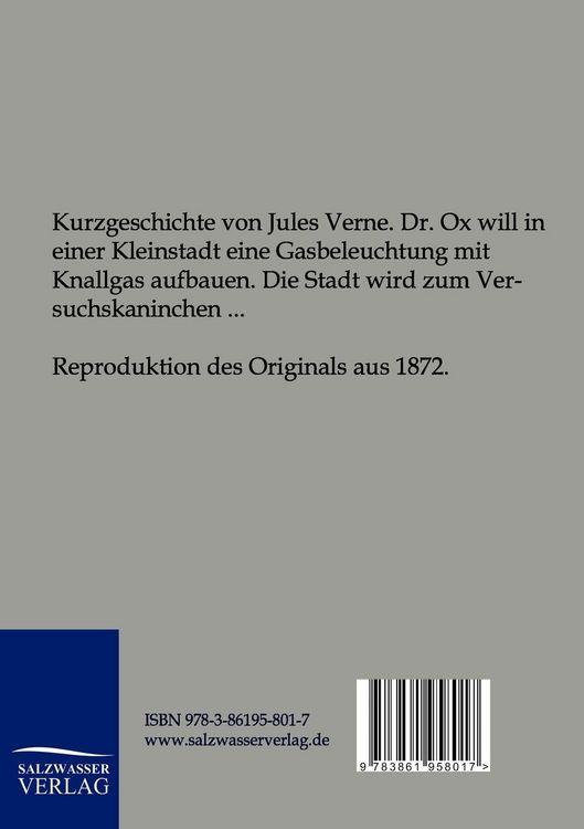 Produktbild: Eine Idee des Dr. Ox