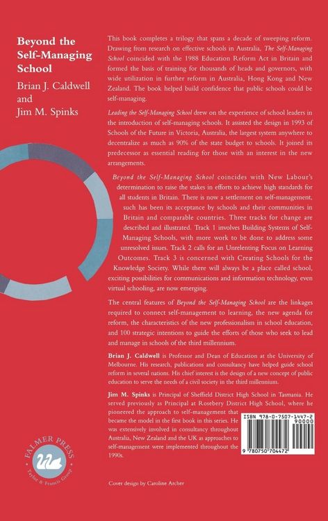 Produktbild: Beyond the Self-Managing School