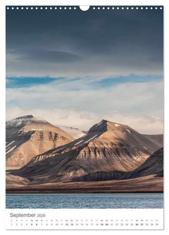 Produktbild: Die Arktis - Naturfotografien aus Spitzbergen (Wandkalender 2026 DIN A3 hoch), CALVENDO Monatskalender