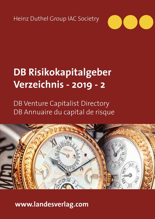 Produktbild: DB Risikokapitalgeber Verzeichnis - 2019 - 2