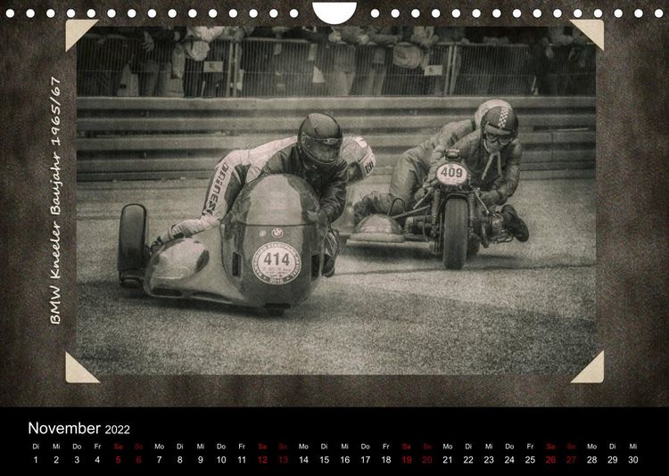 Produktbild: Klassik Motorsport Action (Wandkalender 2022 DIN A4 quer)