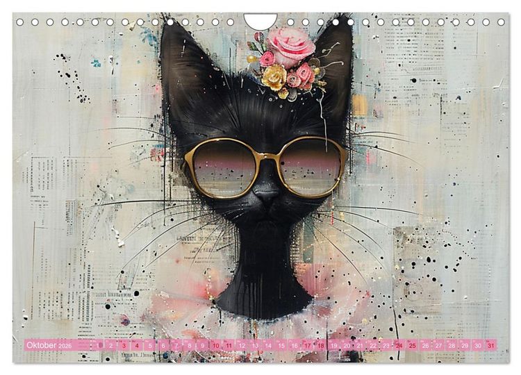 Produktbild: Miau-velous Momente (Wandkalender 2026 DIN A4 quer), CALVENDO Monatskalender