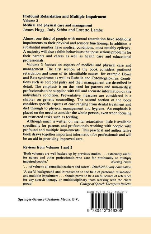 Produktbild: Profound Retardation and Multiple Impairment