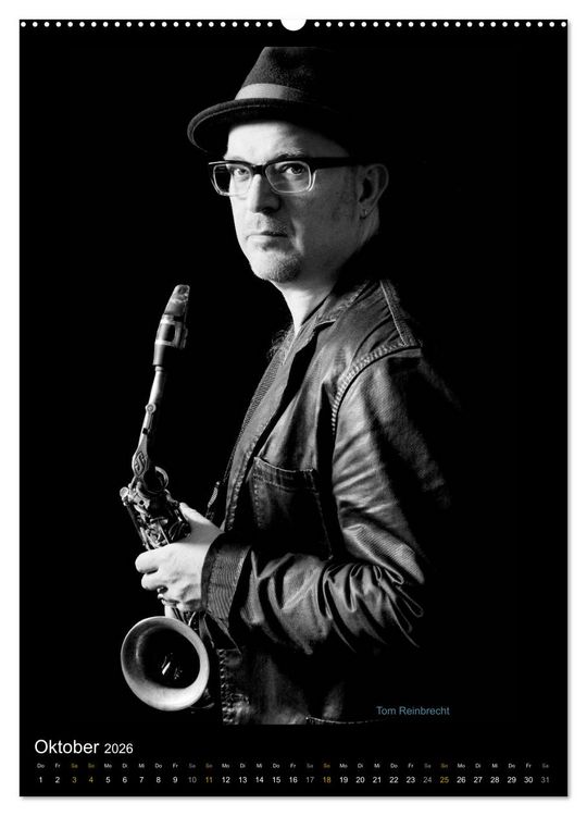 Produktbild: Jazz it! (Wandkalender 2026 DIN A2 hoch), CALVENDO Monatskalender