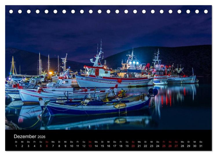 Produktbild: Peloponnes - Einladung zum Chillen (Tischkalender 2026 DIN A5 quer), CALVENDO Monatskalender