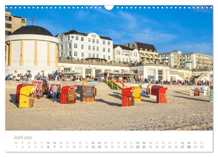 Produktbild: Meine Insel Borkum (Wandkalender 2026 DIN A3 quer), CALVENDO Monatskalender