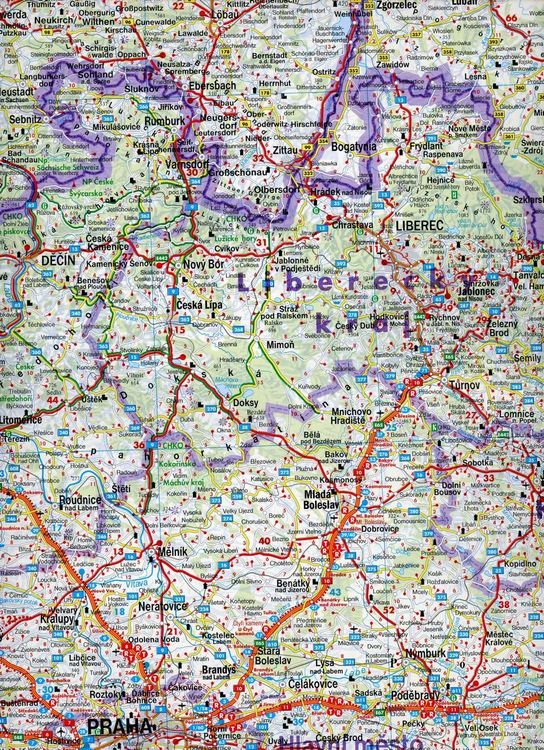 Produktbild: freytag & berndt Stra&szlig;enkarte Tschechische - Slowakische Republik 1:400.000