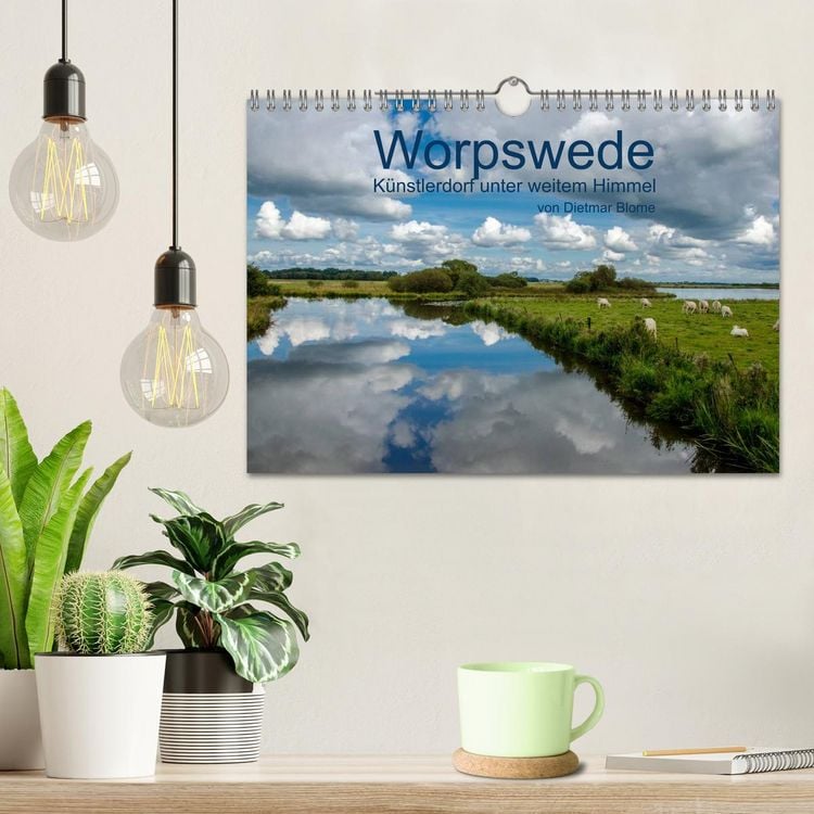 Produktbild: Worpswede - K&uuml;nstlerdorf unter weitem Himmel (Wandkalender 2026 DIN A4 quer), CALVENDO Monatskalender