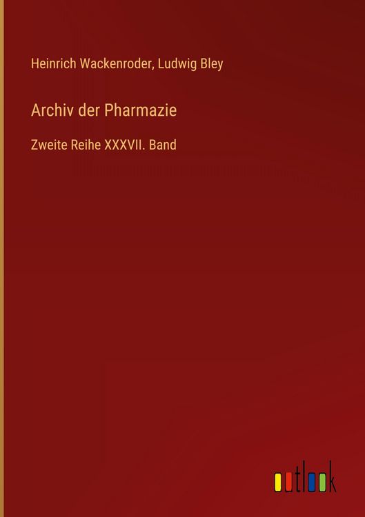 Produktbild: Archiv der Pharmazie