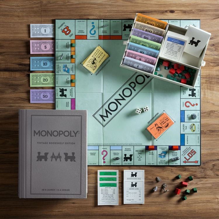 Produktbild: Monopoly - Vintage Buch-Design Edition