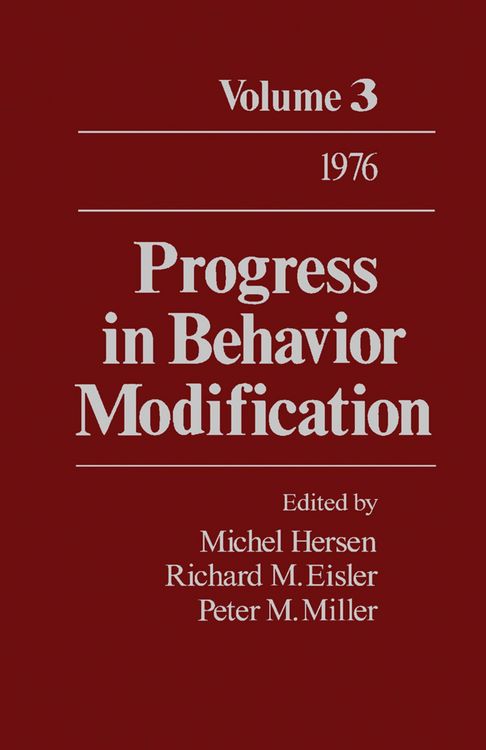 Produktbild: Progress in Behavior Modification