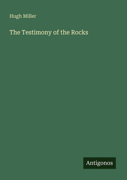 Produktbild: The Testimony of the Rocks