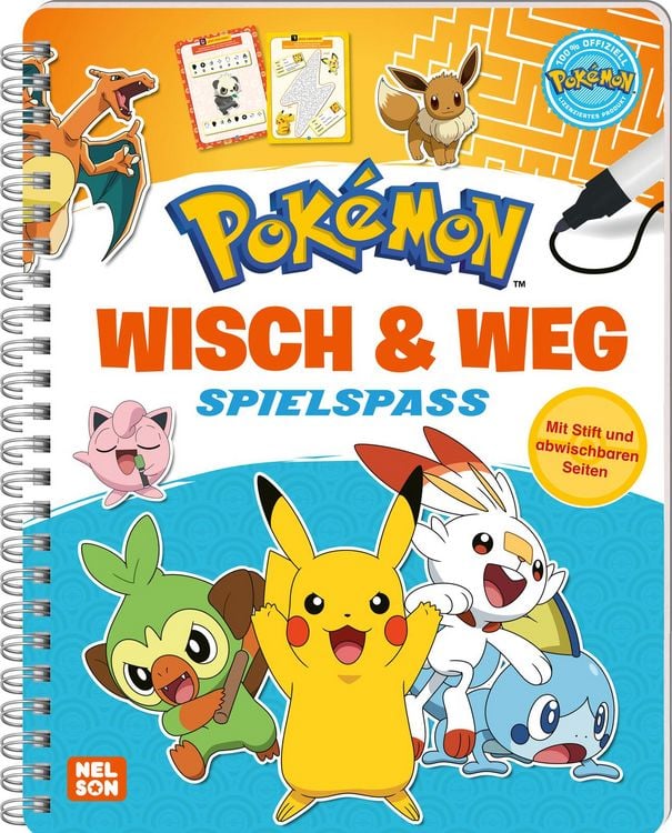 Produktbild: Pok&eacute;mon Activity-Buch: Wisch & Weg - Spielspa&szlig;