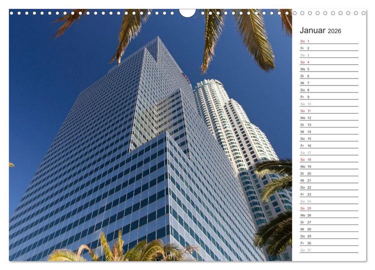 Produktbild: Los Angeles - Kalifornien (Wandkalender 2026 DIN A3 quer), CALVENDO Monatskalender