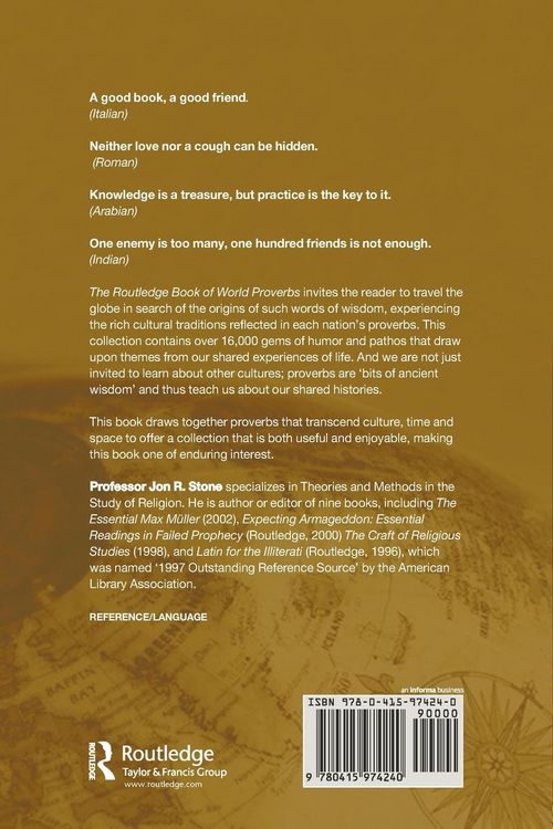 Produktbild: The Routledge Book of World Proverbs