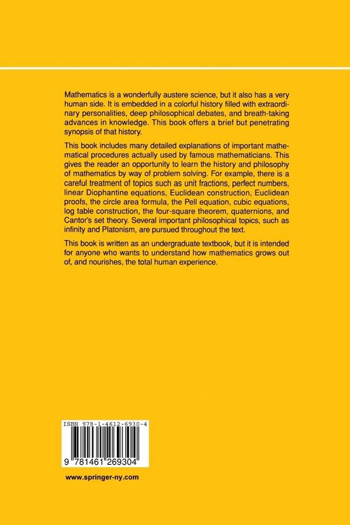 Produktbild: Mathematics: A Concise History and Philosophy