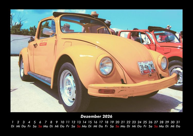 Produktbild: Welt der Oldtimer 2026 Fotokalender DIN A3