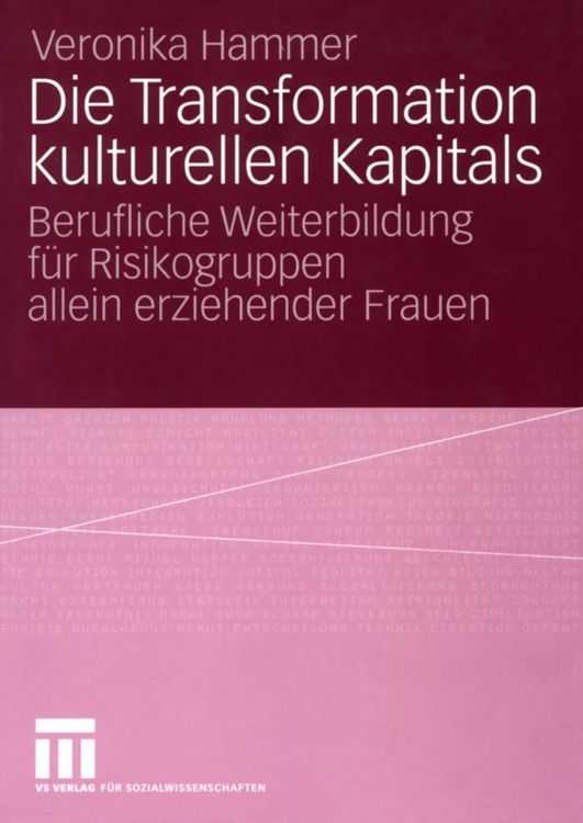 Produktbild: Die Transformation kulturellen Kapitals