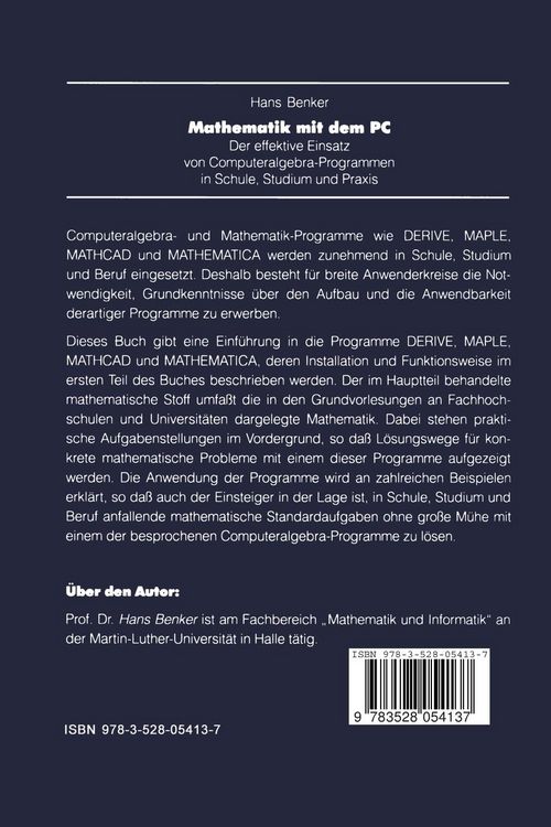 Produktbild: Mathematik mit dem PC