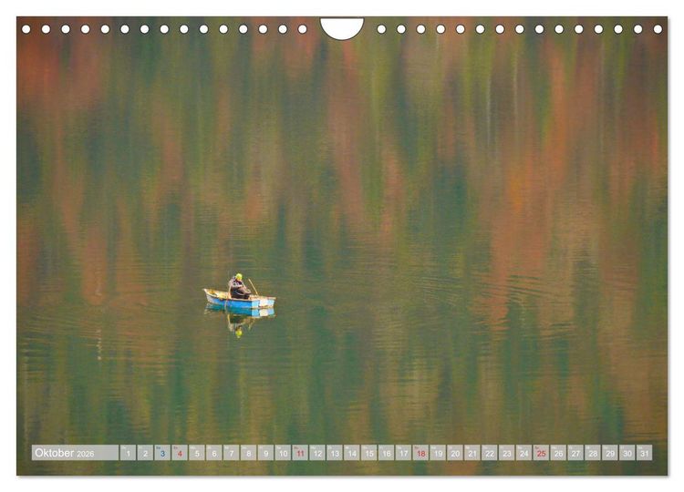Produktbild: Der Sylvenstein - Impressionen eines Sees in Oberbayern (Wandkalender 2026 DIN A4 quer), CALVENDO Monatskalender