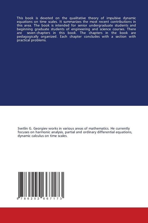 Produktbild: Impulsive Dynamic Equations on Time Scales